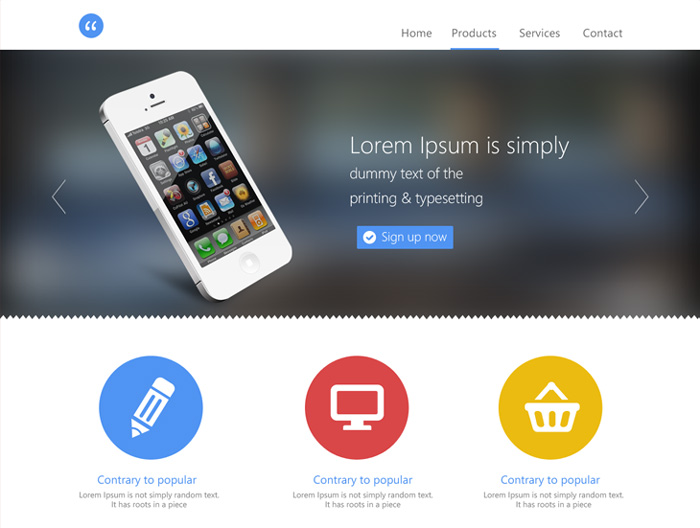 Temas y Templates para páginas Web