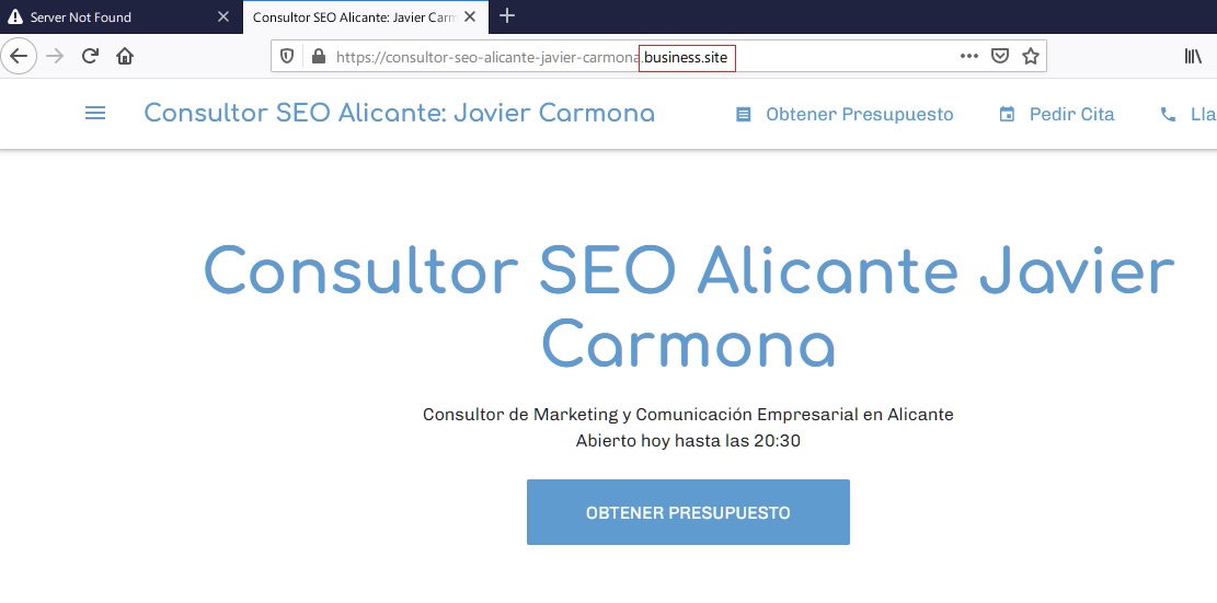 negocio.site carga negocio.site carga