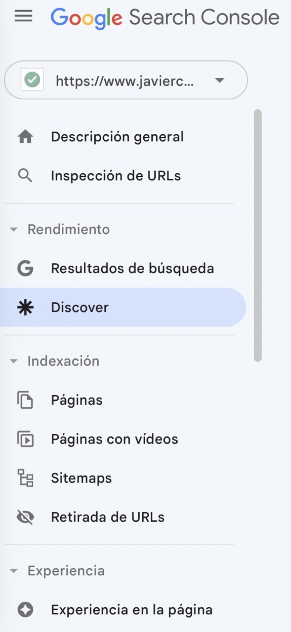 Google Discover en Google Search Console