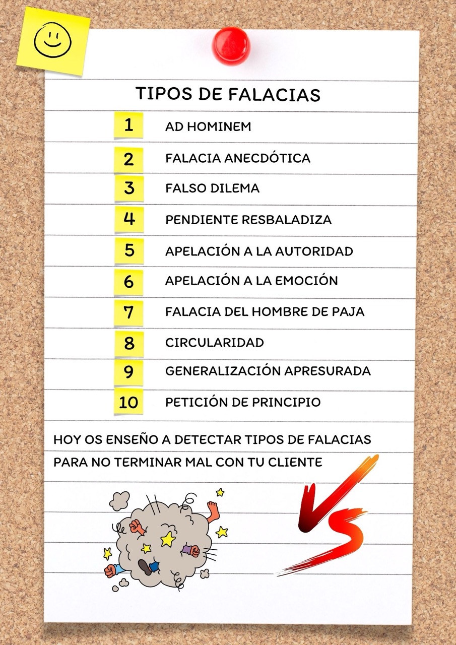 Las 10 falacias argumentales más comunes Las 10 falacias argumentales más comunes