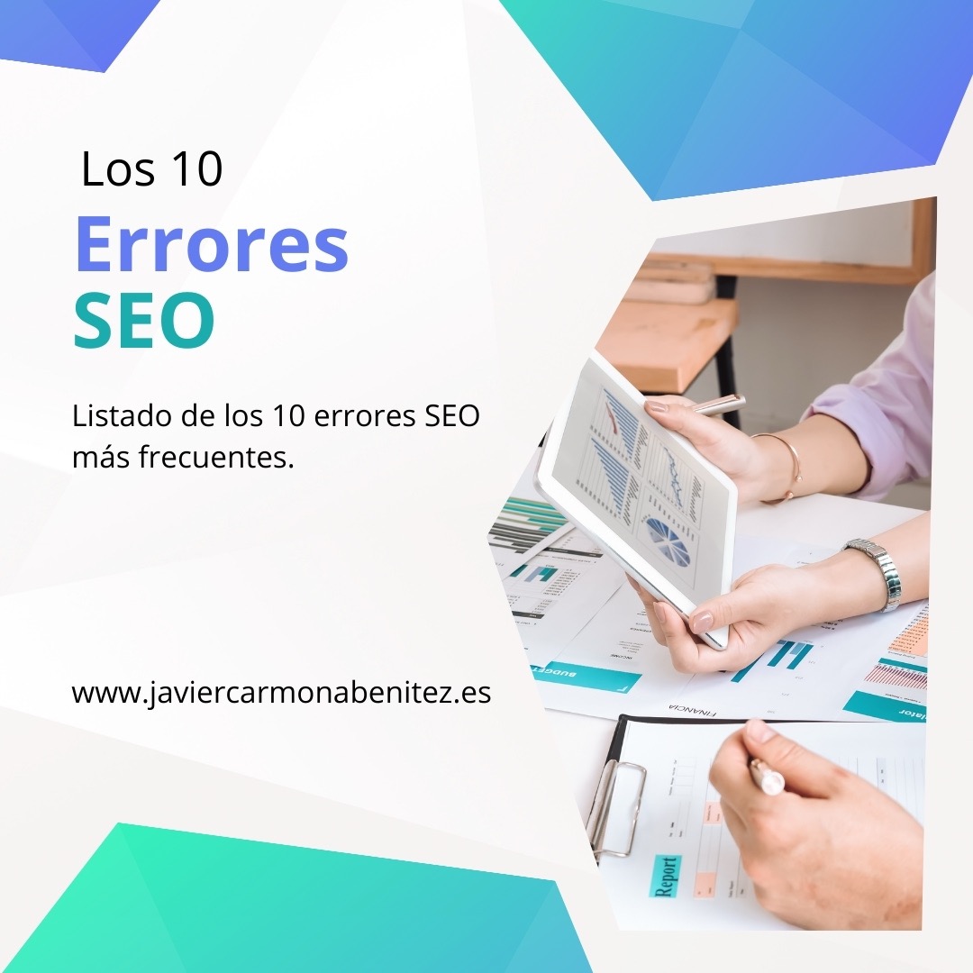 Los 10 errores SEO más frecuentes