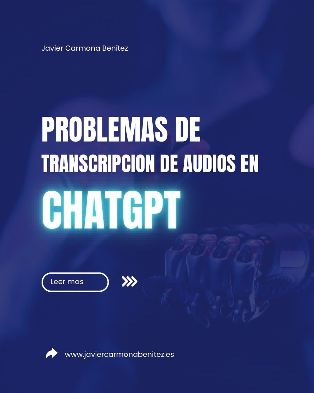 Problemas de transcripción de audios en ChatGPT