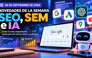 Últimas novedades SEO, SEM e IA | Septiembre 2026