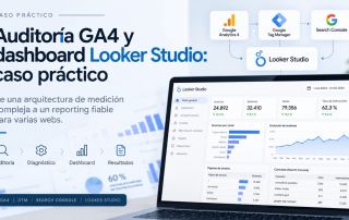 Auditoría GA4 y dashboard Looker Studio: caso práctico