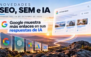 Novedades SEO, SEM e IA | Semana del 19 de octubre de 2026